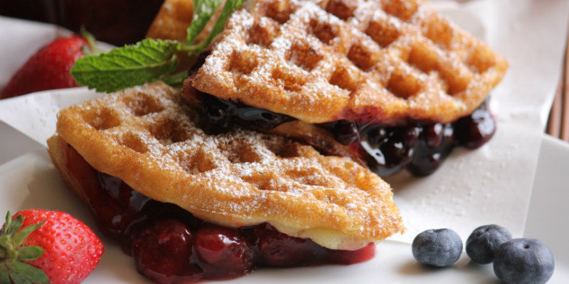 Belgian Sweet Waffles Bar