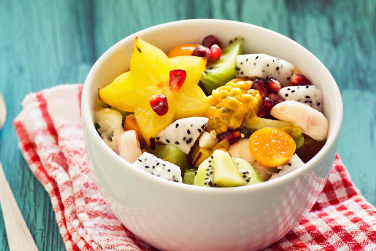Exotic Fresh Fruit Counter
